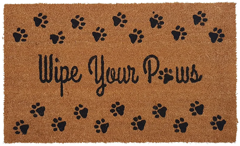 WIPE YOUR PAWS - AUSSBOND-A WHOLESALER OF NATURAL FIBRE RUGS